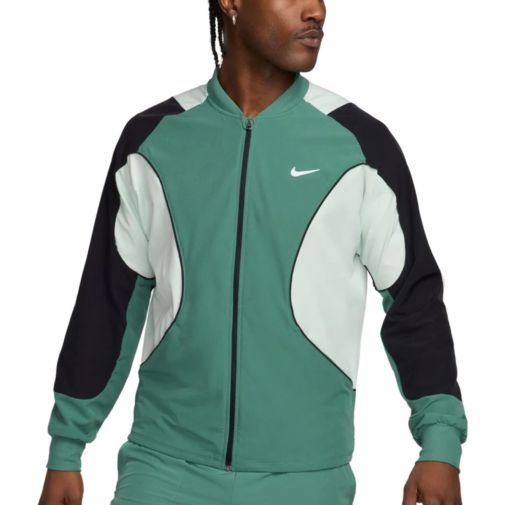 NWT Nike Court Advantage Men’s Dri-FIT Tennis Jacket Green Large